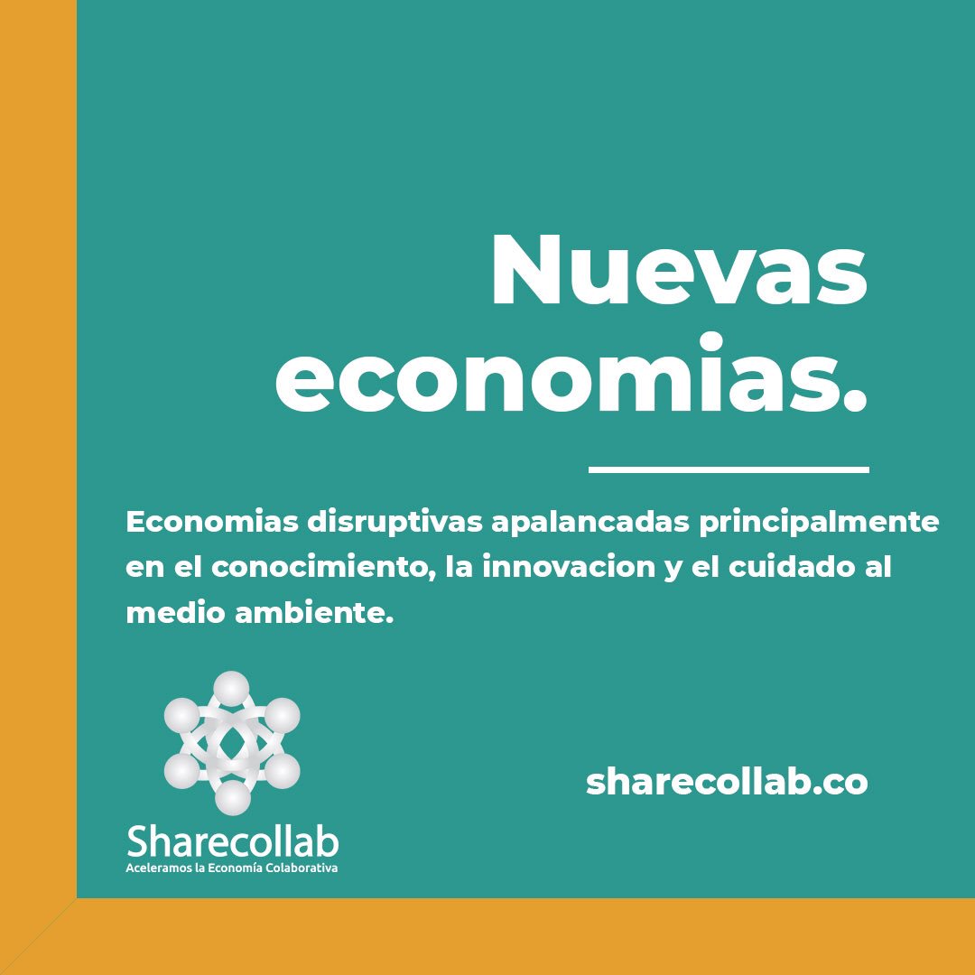 sharecollabco's tweet image. En Sharecollab promovemos y aceleramos nuevos negocios basados en las nuevas economías, especialmente en la  #EconomíaColaborativa, la cual genera un cambio de paradigma basado en organizaciones horizontales y nuevos modelos de negocios, apalancados por las nuevas tecnologías.