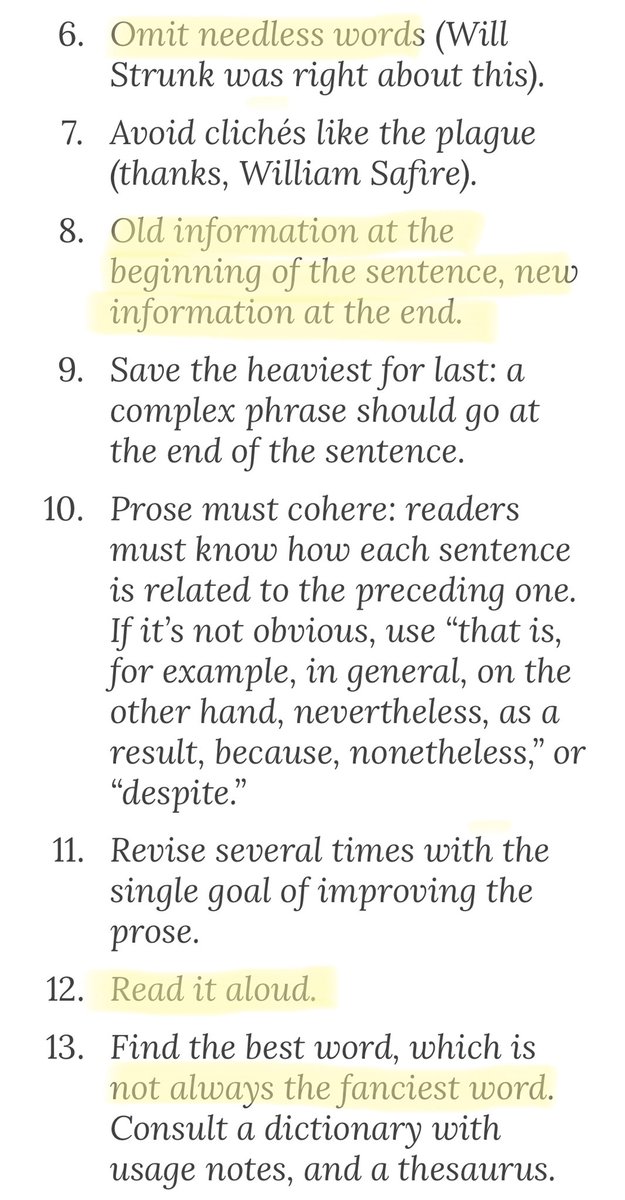 Writing rules from  @sapinker.Simple and sweet.