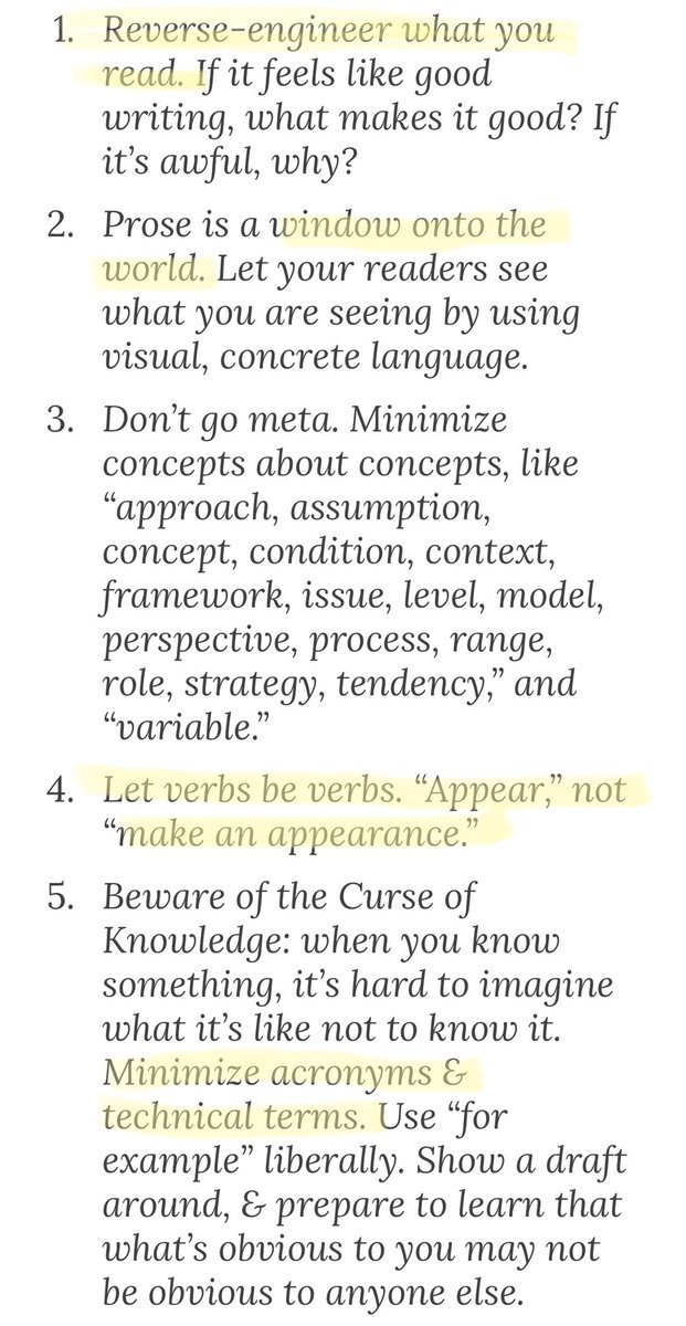 Writing rules from  @sapinker.Simple and sweet.