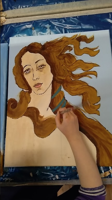 sheilaflaherty2's tweet photo. Congratulations to Eva, Georgia, Marco, Gíulia, Emilia, Emily, Mark, Hugo, and Tadhg on completion of their Botticelli master copies. I'm so proud of you. Sheila.
#botticelli #mastercopies #birthofvenus #classicalart #classicalartcamp #uffizigalleries #ArtAcademy #ArtCamps https://t.co/mJ1BwdtEIl