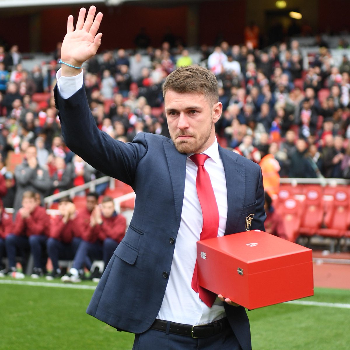 Arsenal's tweet image. ❤️ @aaronramsey