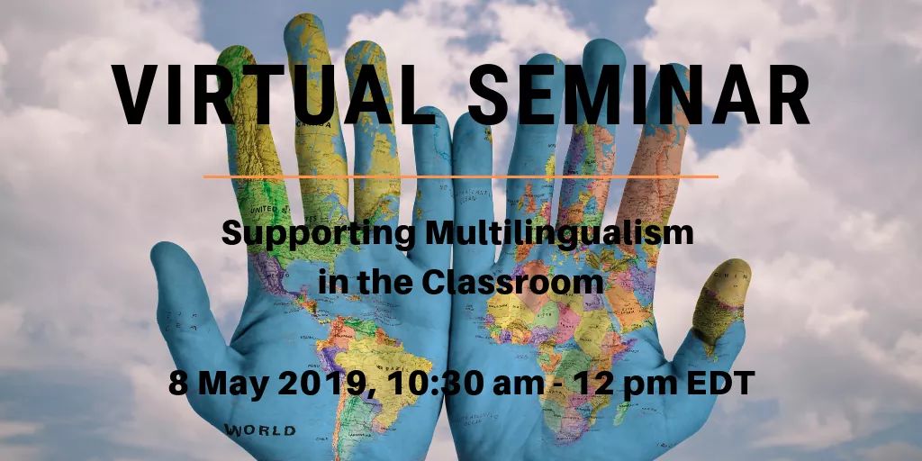 TESOLRCIS's tweet photo. TESOL VIRTUAL SEMINAR - Supporting Multilingualism in the Classroom: Teachers Generating Knowledge through Innovative Practice

8 MAY 2019
10:30 - 12 pm EDT 

TESOL Members: Free
Global Members: Free
Nonmembers: US $50

https://t.co/OLa8La0j9c

#TESOL #TEFL #Ells #multilingual https://t.co/8AtCPbZByW