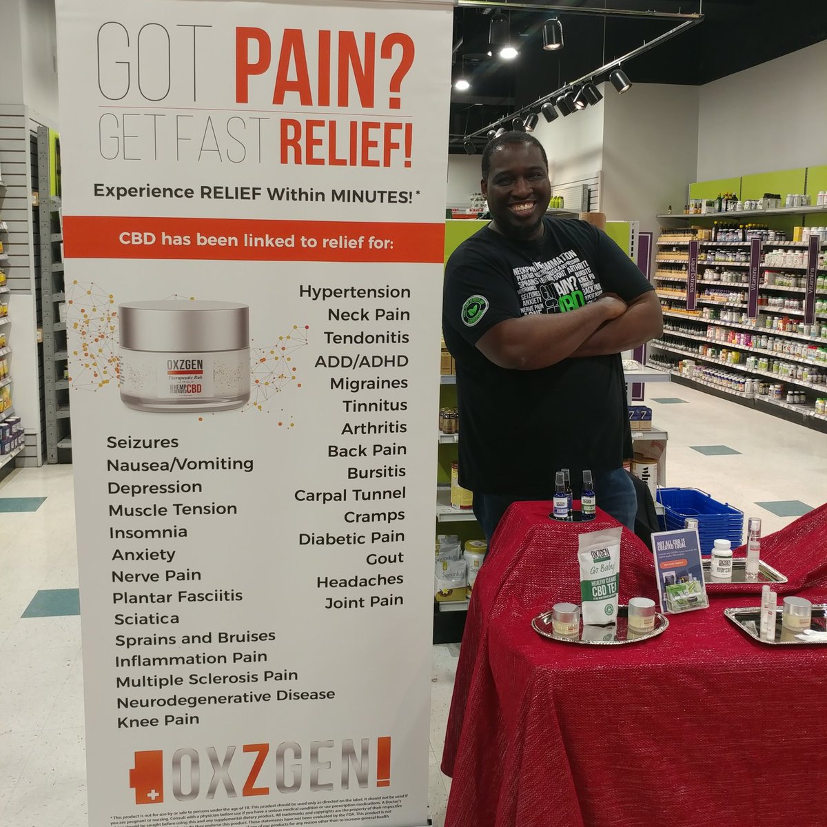Today we had an exciting opportunity to hear all about #CBD! Cecil will be back in store June 9 to answer all your questions about what CBD is and how it could benifit you!
#cbdoil #CBDstore #ImLivingWell