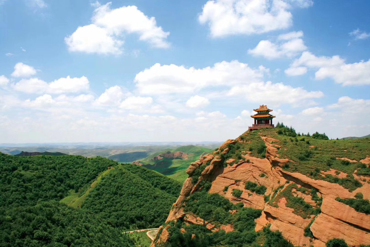 NXNEWS's tweet photo. 宁夏固原火石寨风景照，旅游好时光。 https://t.co/DmyBk1RaLu