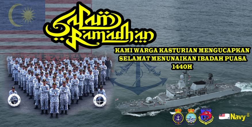 kdkasturi25's tweet photo. Wahai orang-orang yang beriman, diwajibkan kepada kamu berpuasa sebagaimana diwajibkan kepada orang-orang sebelum kamu semoga kamu bertakwa (Al-Baqarah: ayat 183).

Selamat menunaikan ibadah Puasa kepada semua muslimin dan muslimat.

#ramadhanmubarak 
#NavyNews https://t.co/WyhtSWbx1w