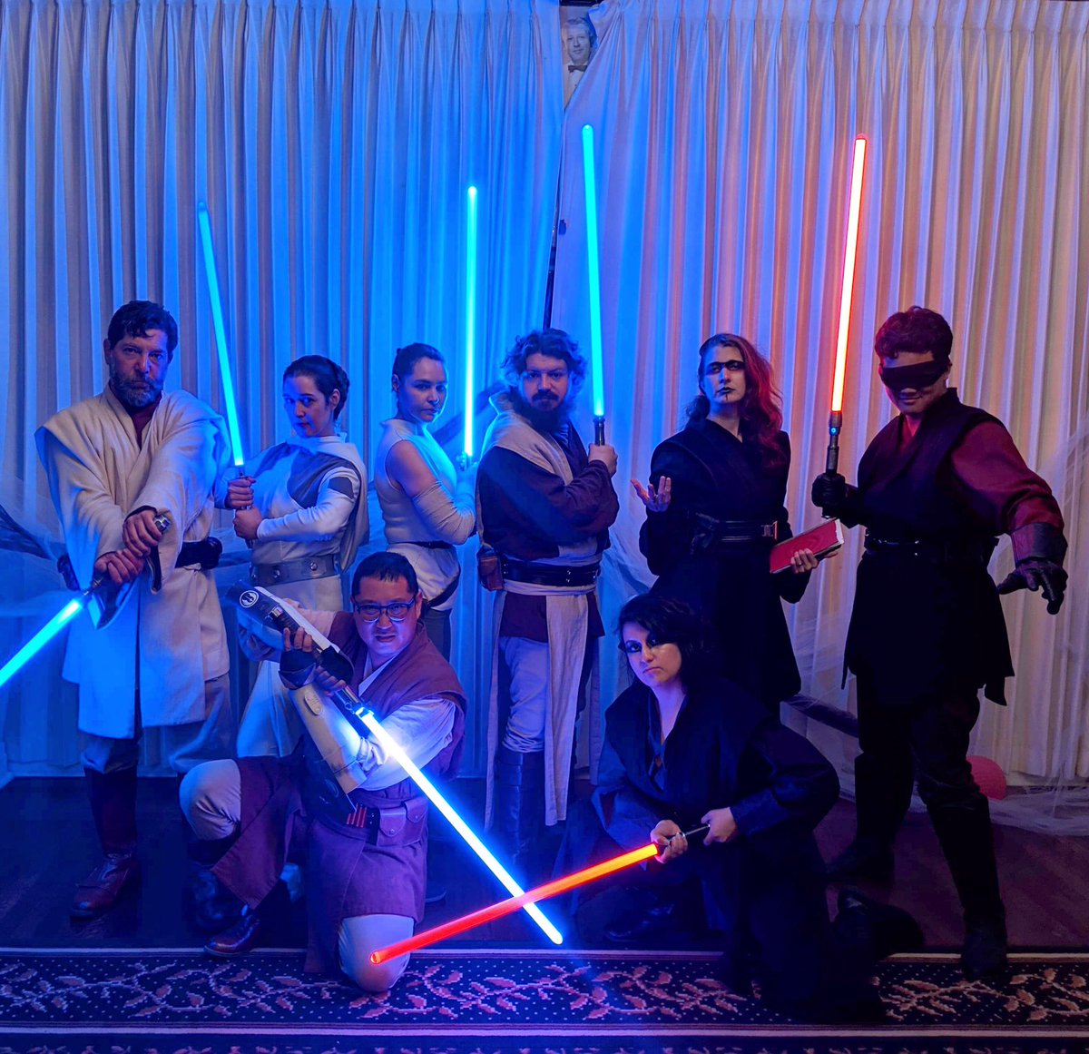 Big shoutout to the team who helped make our performance last night happen! Can’t wait for our next performance. #SaberGuild #PorgTemple