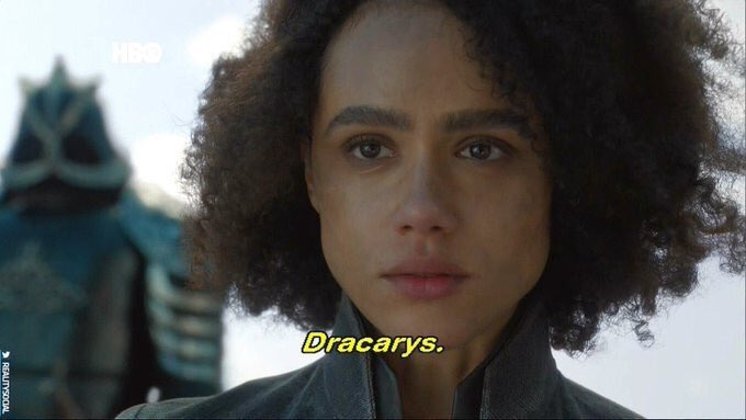 Daenerys's tweet photo. Dracarys. #GameofThrones https://t.co/IyLb2oiOMh