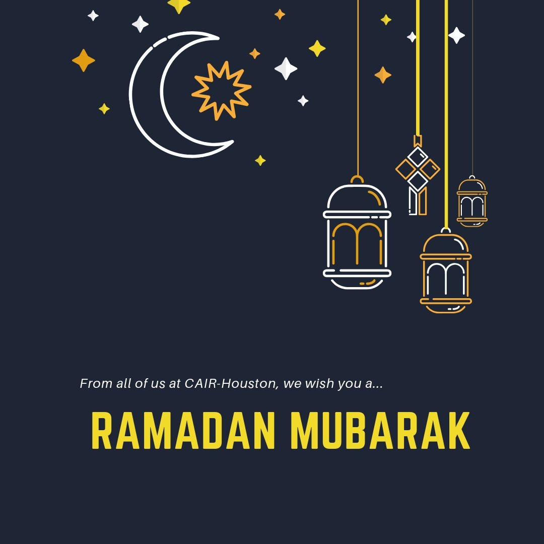 Whether you are starting the month tonight or tomorrow night, we want you to have a blessed Ramadan! 
#Ramadan #CAIR #CAIRHOUSTON #CAIRHoustonCares #LetTheHungerGamesBegin #NotEvenWater