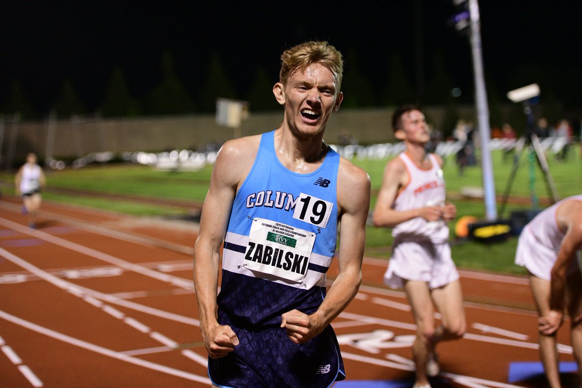 GoColumbiaLions's tweet photo. 🏆CHAMPION AGAIN!🏆

📷gallery from senior Brian Zabilski's second consecutive @IvyLeague 10,000m victory!

#RoarLionRoar #GoColumbiaLions #IvyHeps https://t.co/rgYeF0CtPL