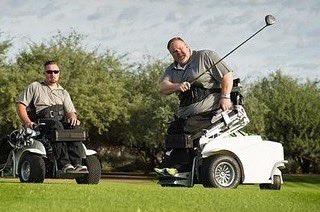 standupandplay1's tweet photo. ThankYou Steve O’Brien 4 your service to the USA and for sharing #SUPF mission statement at this event. It’s always a great feeling to see the #ParaGolfer making lives a little better for mobility challenged athletes .
#makinghistory #originalparagolfer https://t.co/wjqAzidzkf