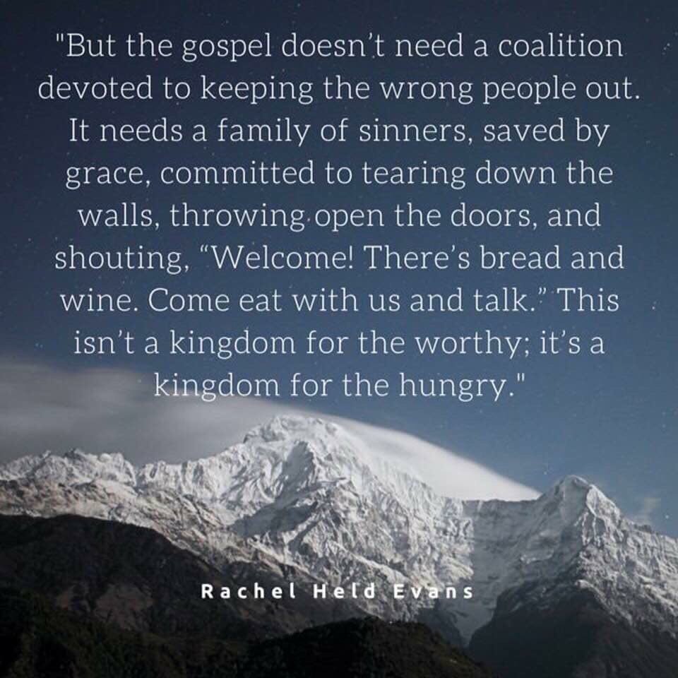 Count me among the many church leaders who preach, think, teach, speak, and love #becauseofRHE. I’m grieving and praying for her family and the people who loved her most and best.