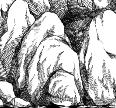 岩ばっか描いてる。 