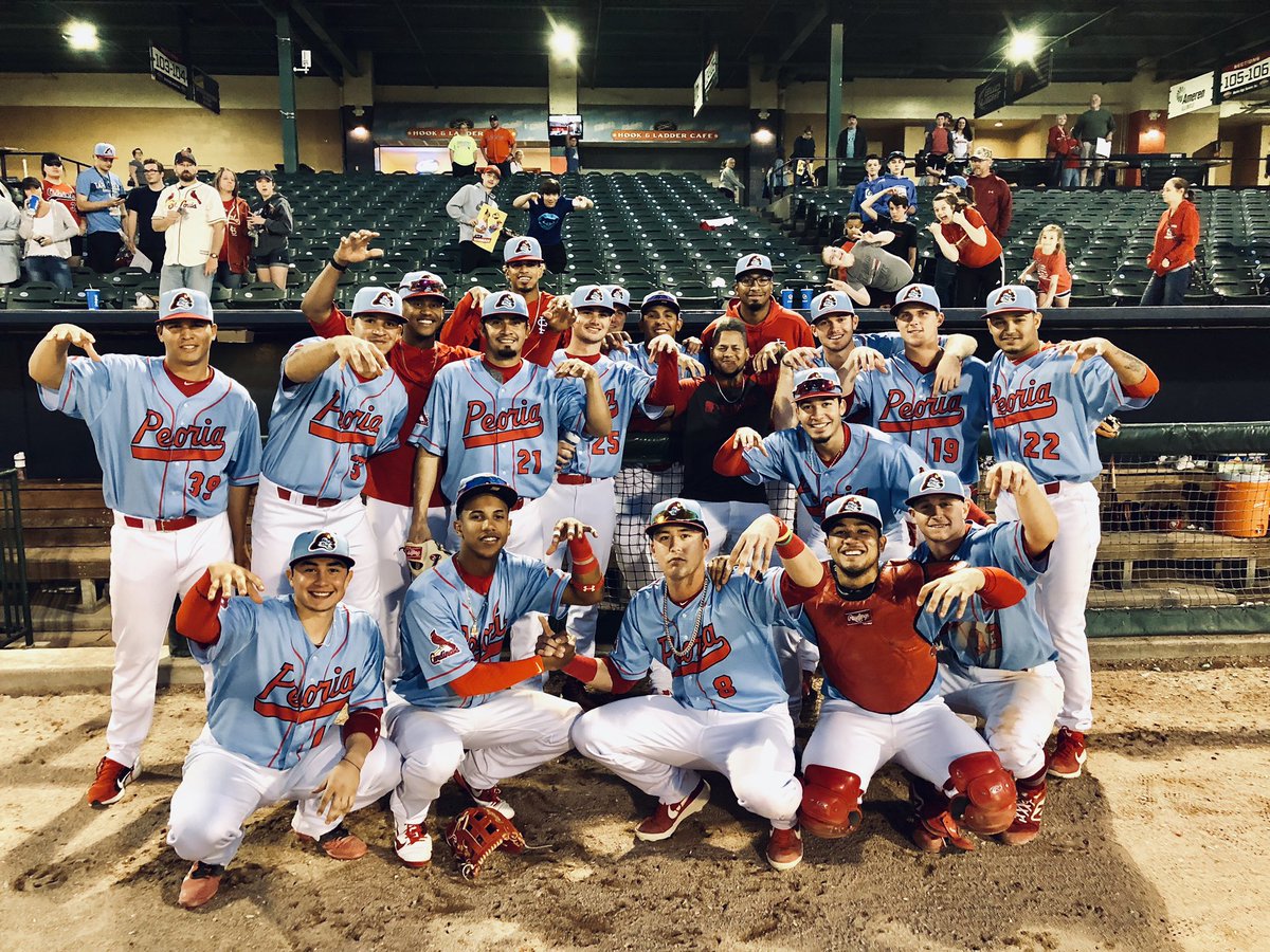 peoriachiefs's tweet photo. Tsunami Swag 💦💦💦 @Tsunamy27 @Cardinals #PTownProud #TalkIsChief #TimeToFly https://t.co/d4TkUm9UhY