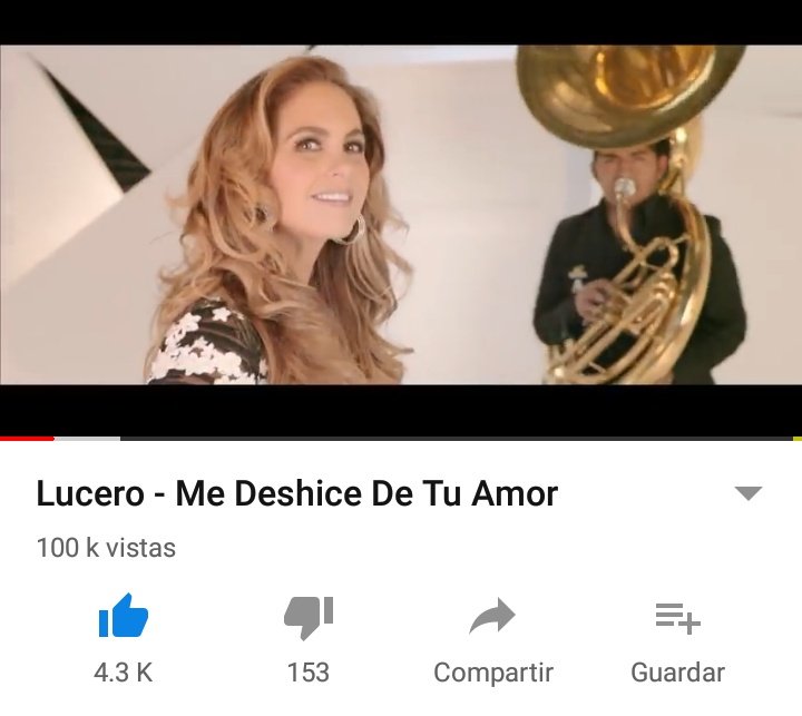 carmenmarie272's tweet photo. @LuceroMexico HAY QUE CELEBRARLO!!!! 🥳 #MeDeshiceDeTuAmor ya llegó a las 100,000 vistas!!!! #PoderLucerino 💪🏼❤ https://t.co/vj4xPAqJ3a