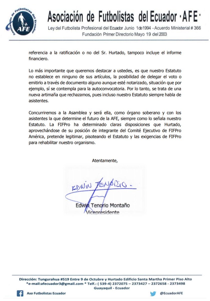 AFEcuador tweet media