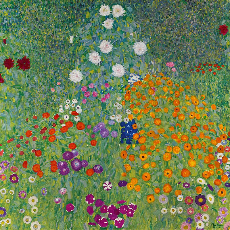 artistgklimt's tweet photo. Blumengarten, 1907 #austrianart #gustavklimt https://t.co/HSv6YH89Ii