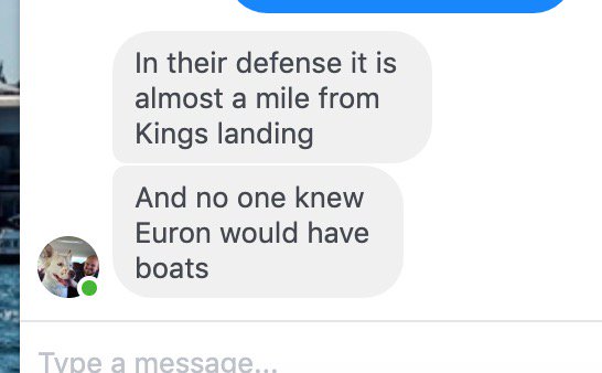 GoTThronesPCast's tweet photo. Guys, @cycloptiko is the smartest person in Westeros. #GamefThrones https://t.co/zGvM5MEubP