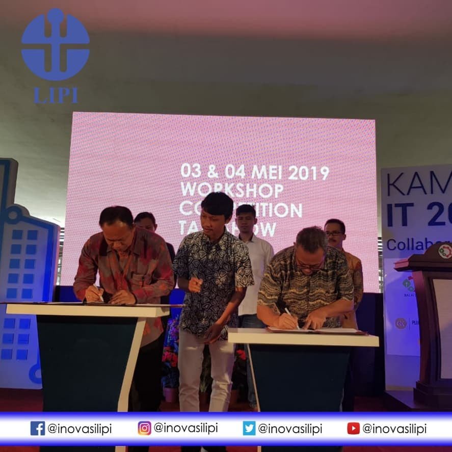 InovasiLIPI's tweet photo. Sahabat inovasi, pada Jumat (03/05) telah dilakukan penandatanganan kerjasama antara @InovasiLIPI, Balai Diklat Industri (BDI) Denpasar dan CV. Lintas Imaji.  Penandatangan kerjasama dilaksanakan di Kantor BDI Denpasar, Bali #ppii #inovasilipi https://t.co/Ge5DKnrbpY