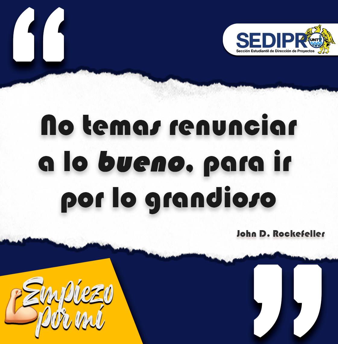 SediproUNT's tweet photo. ¡Arriésgate!
No te quedes con las ganas de saber que pasaría, lánzate, vive, atrévete. 💪💯
#EmpiezoPorMí
#SEDIPRO https://t.co/uJVq7kEuLM