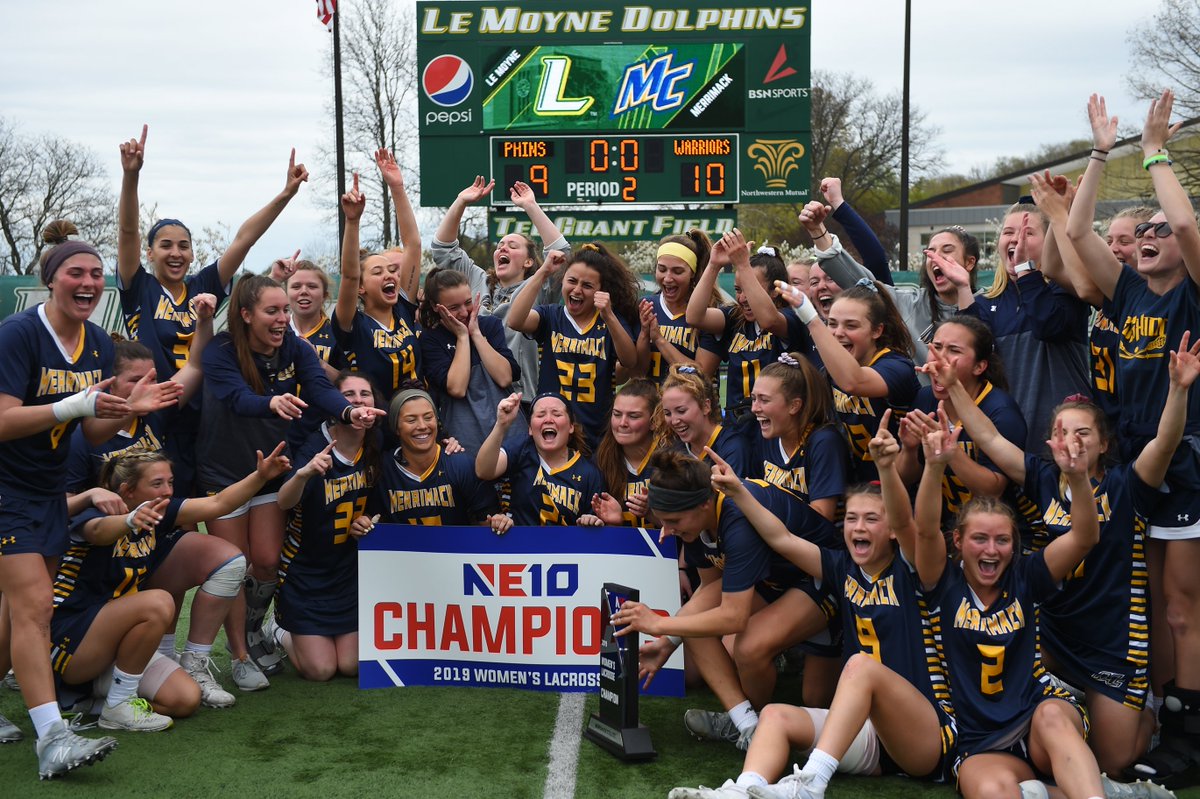 Lastly: yes, it's a bummer we're not in NCAAs. But... NOBODY's taking THIS ⬇️ moment from us.

Thank you to <a href="/TheNortheast10/">The NE10</a> for being an incredible home to us all these years, and best of luck to our friends in the big dance.

Goodnight, all. No Sunday scaries here // #GoMack
