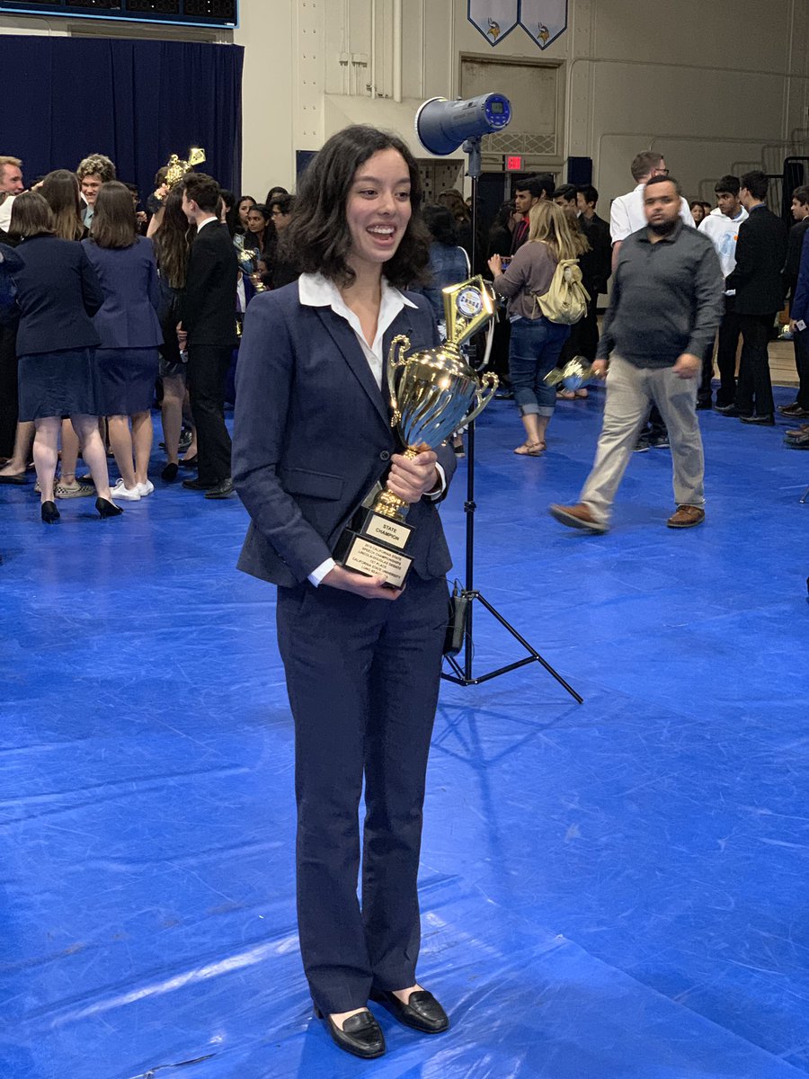 Your LD state champion on her press tour