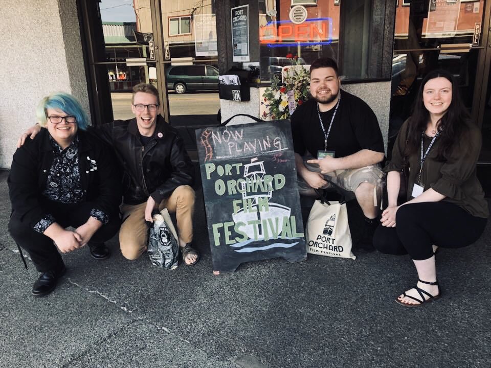 FinalBeatFilms's tweet photo. Good times at the Port Orchard Film Festival showing UNKNOWN LIGHT and seeing all the other films from all around!
We’re hoping to be back next year!!!
#UNKNOWNLIGHT #portorchardfilmfestival #shortfilm #filminWA #indiefilm #womeninfilm #filmmaking #horror #scifi #finalbeatfilms https://t.co/qdT9OAylsn