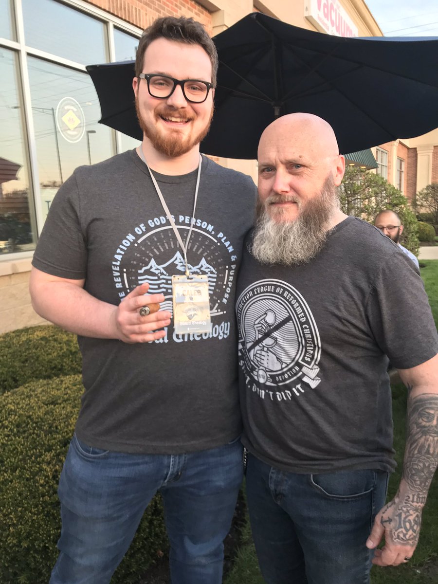 Caleb_Eakle's tweet photo. Had a great time at #docanddevo19, the only conference that will make you smell like cigars! Thanks to everyone who made it an awesome weekend! @joethorn @jfowler63 @stevekmccoy(pond) @pastordeelowg and others! https://t.co/AwAGkIbVXh