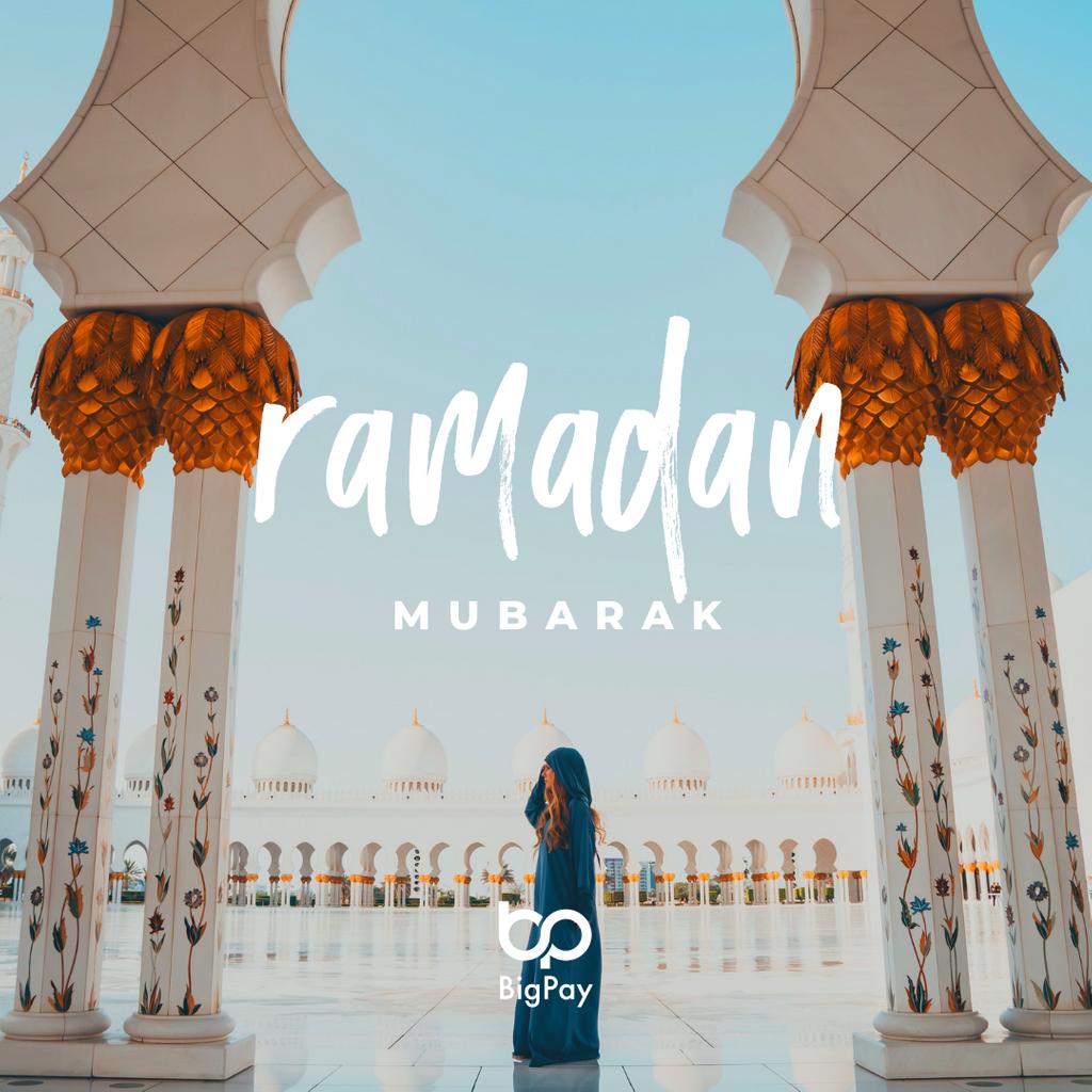 bigpaymeapp's tweet photo. 4 weeks of blessings, 30 days of clemency, 720 hours of spirituality. 43,200 minutes of forgiveness, 2,592,000 seconds of happiness - keep the faith. Be patient, prayerful and wait for the fulfilment of your visions! A blessed Ramadan to you &amp; yours. ✨⁣ https://t.co/TZTKzYktOC