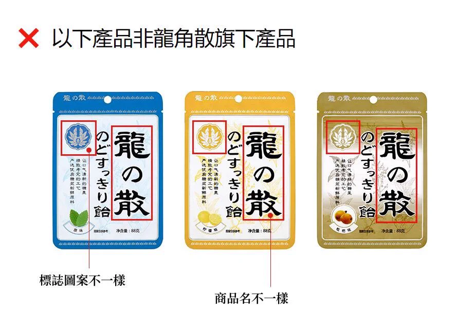 龍角散のどすっきり飴のニセモノが売っている！？日本でも売ってるみたいだから注意して！