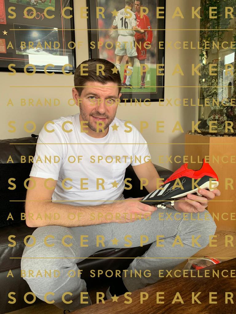 ⚽️COMPETITION TIME⚽️
#Win this signed STEVEN GERRARD boot from his #Liverpool
Days.
To win all you have to do is:
1) Like this post
2) Follow us
3) RT this post
We will announce the winner on the evening of 12th May #Competition #LFC #liverpoolfc 
This is a Facebook comp too