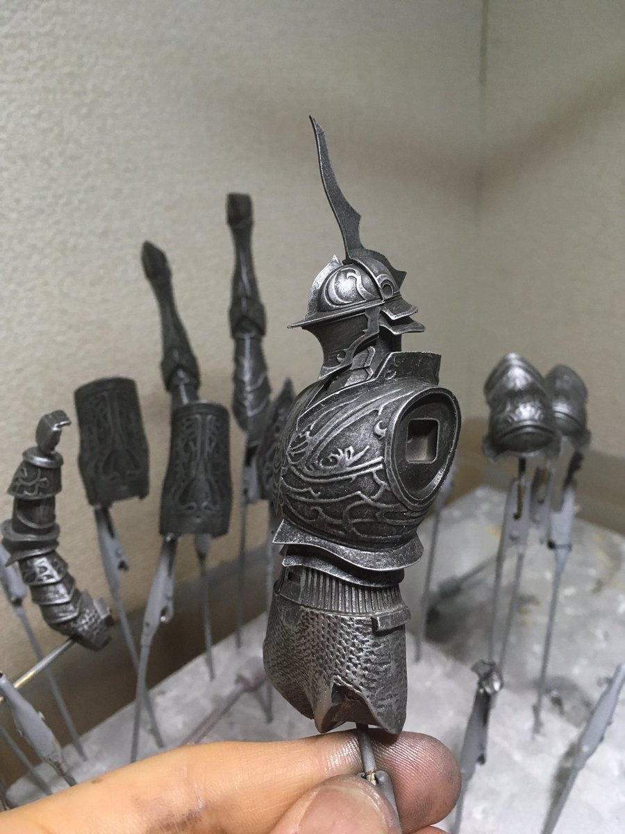 ট ইট র スズキ しんや デラモルテの次は1年半ほど暖めてしまったつらぬき やっぱりめちゃくちゃカッコいい Rocketさん原型の精度の良さ デモンズソウル つらぬきの騎士