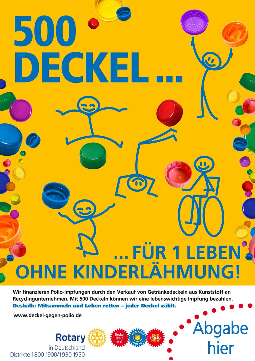 vomatec's tweet photo. 2 Säcke voll Deckel gegen #Polio: Dank unserer fleißigen Sammler können wir den Verein @Deckeldrauf beim Kampf gegen Kinderlähmung unterstützen.

Großartige Aktion! 👏👏 https://t.co/XcECK69k4h