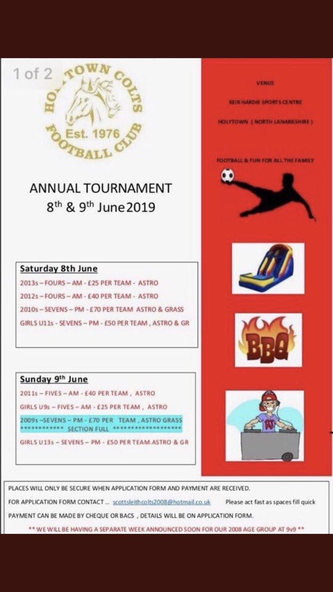Still some spaces available in our annual festival get in touch to get your space now.... #football #girlsfootball #festival #Tournament  🔴⚫️