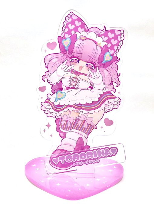 新作アクリルフィギュア、できましたー!!かなりいい感じ!! 