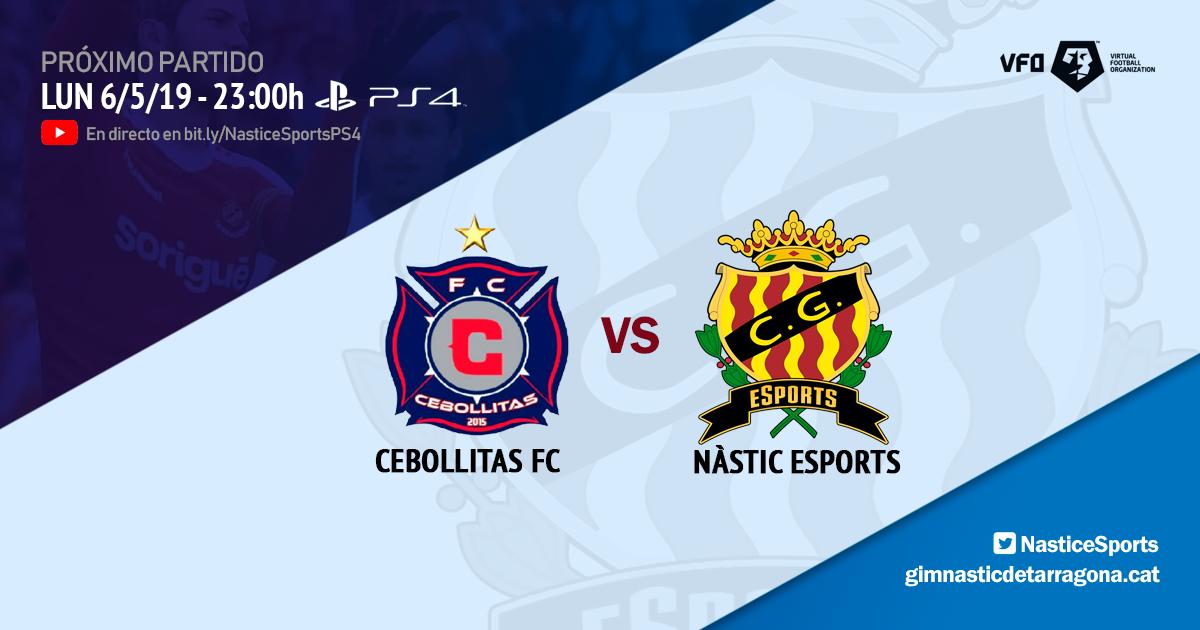 🎮 Jornada 5 | <a href="/VFOspain_ps/">VFOspain PS</a> | ⏰ 23 h

⚽ <a href="/Cebollitas__fc/">Cebollitas FC</a> 🆚 #Nàstic
📺 bit.ly/NasticeSportsP…

Después de jugar sólo un partido la semana pasada, el equipo capitaneado por #Fali quiere seguir con los buenos resultados en la Segunda División de #PS4.

💪🔴⚪️ #ForçaNAS