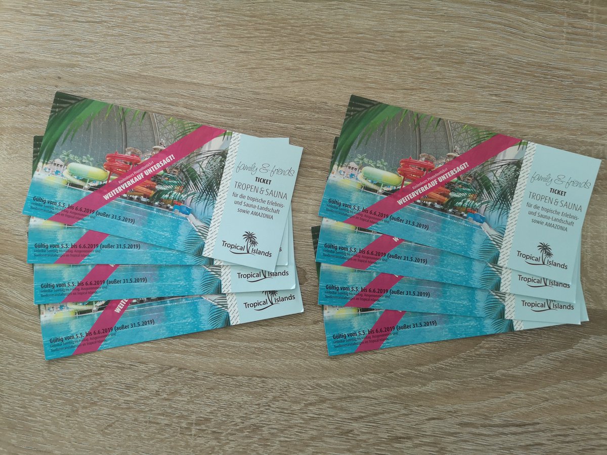 Nicolas Nacke Habe 2x Bis Zu 4 Freikarten Fur Das Tropical Island Abzugeben Gultig Bis 06 06 19 Nicht Samstags Und Nicht Am 31 05 Am Liebsten An Familien Alleinerziehende Mit Kindern
