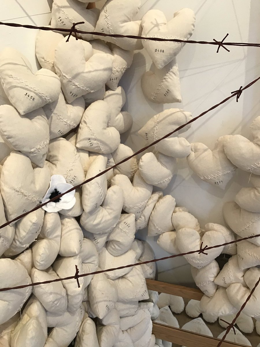 untangledth's tweet photo. @theipaper delegates at RCOT2019 will be invited to stitch pieces of fabric (calico with cream thread) which will be pinned onto 20 hearts from the art installation at the 1,568 Sawdust Hearts exhibition. https://t.co/0BIwCxlDK8 @theRCOT #RCOT2019  #untangledth https://t.co/1PnhRryQQj