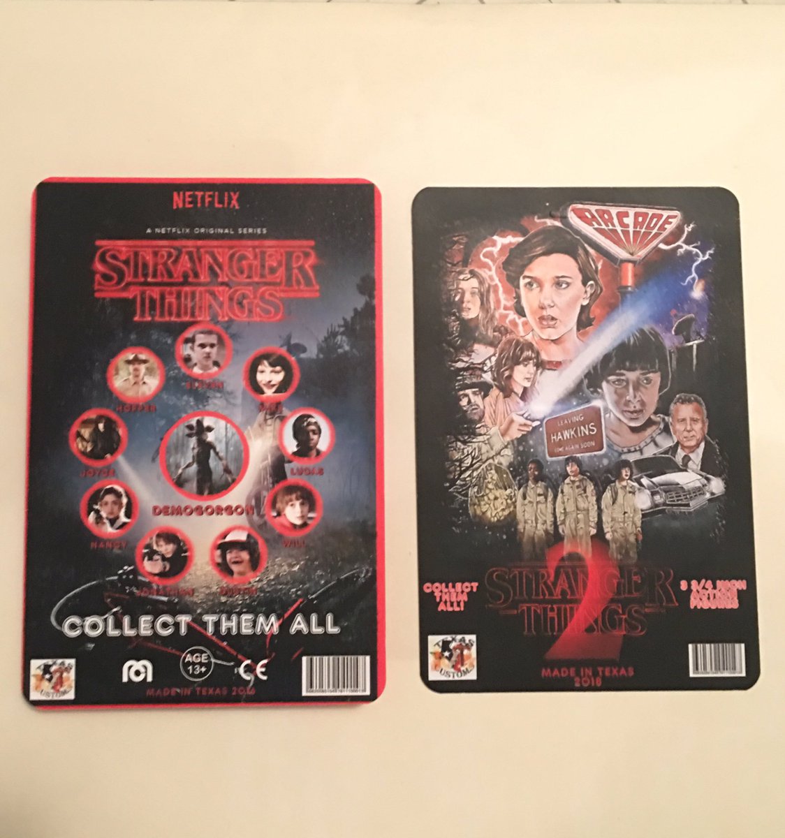 Got my Stranger Things “Mike” custom figure signed this weekend along with the cardback for Season 2 figures soon to come! #strangerthings #mikestrangerthings #texastcustoms #toddjara