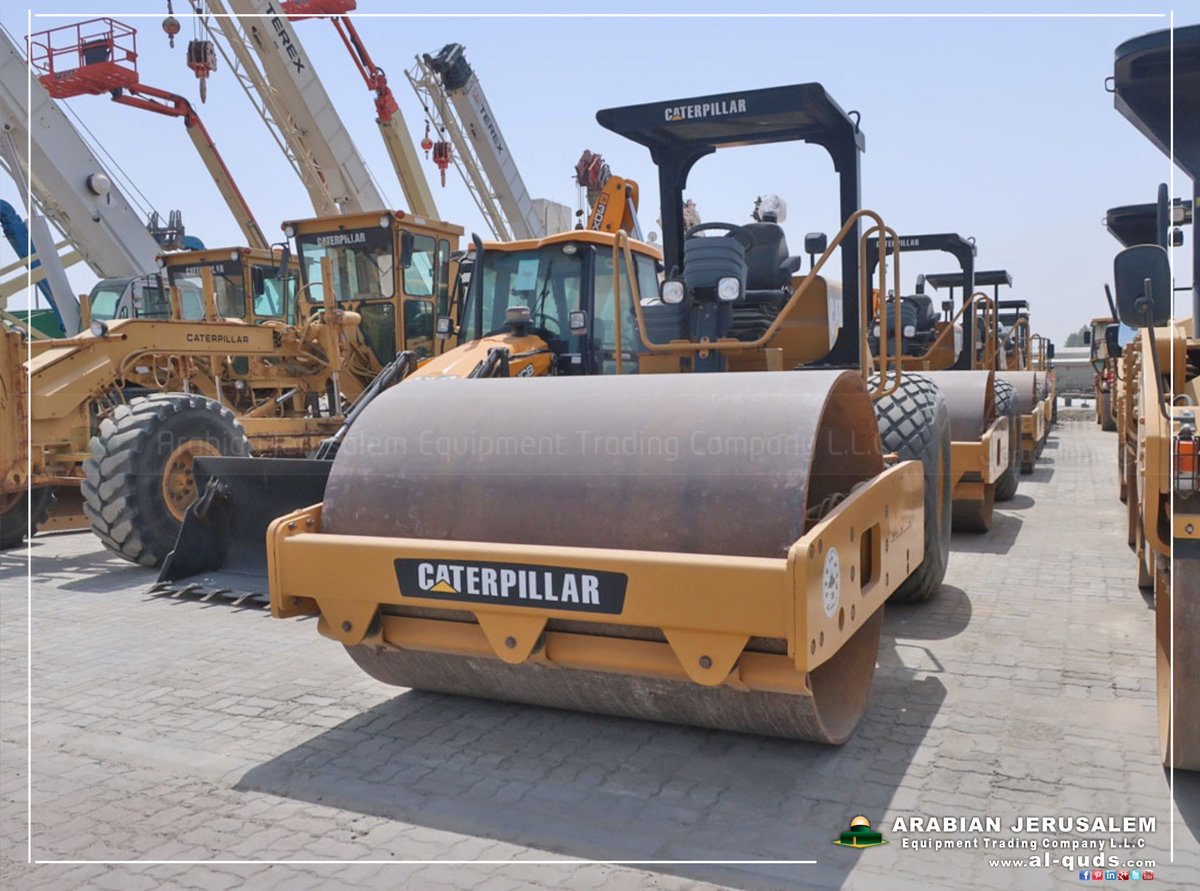 AJEquipmentTrd's tweet photo. #Caterpillar Single Drum Roller; The source of Productivity, value, and reliability,
Check out our updated selection @ https://t.co/cjpcKo5OJ6
Contact us: info@al-quds.com / +97165341616
#SingleDrumRoller #CS56 #CS533E #roadMachinery #Compaction #constructionMachinery https://t.co/ybKdvFirmD