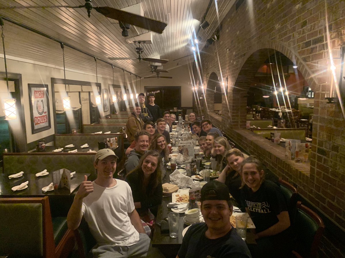 harpeththeatre's tweet photo. Tradition continues - after show meal. Great weekend of performances. So proud of them!  #harpeththeatre #lovemykids https://t.co/hiWFDiR2ov
