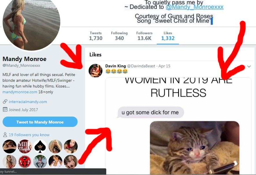 TrainedMonroe's tweet photo. @Rebeccas0ffice @ms_whitetrash @Mandy_Monroexxx @RebeccasOffice @WickedYummy1 @LeilaniLeiXxX @killerCram @RichardMannProd @SwingerKitty @YouLoveHelenaP @dfwknight @girlwspadetatoo @LupeMicha @TheChristieWett @C_Sapphire_SW @HotwifeofOhio @AmandaRyderxx @ALLie_Sher @dorkydarienxxx @xxxBabyMxxx @TiffaniTeaseXXX @HotWifeJackie @ThrillmongerXXX @CirenV @Mrs_DarkCuckold @LadyanacondaHOA @cplforbbc19 @tracyrbbc @jjisbbc @Jnette1118 @PrinceYahshua @beckyluvcox @passionpink69 @shanexxxdiesel @PS_JBrownXXX @seanmichaels42 @RomeMajorxxx @JaxSlayher @EllieBrooks1127 @BiggerMacXXX @cuckold_caption @boneslingernyc @hands_full @DavindaBeast 😂🤣 .....ARE YOU KIDDING ME w "THIS TYPICAL #JUVENILE WEAK A$$ "N♠️♠️♠️♠️R  - SH*T @Mandy_Monroexxx  - from a guy @DavindaBeast YA #NOT even following but @Malachi_yathrib  .... &amp;  Who LOOKS MORE Like APE 🙉then even #DFWKnight  &amp; I DONT CARE if ya think it's RACIST = ITS TRUE https://t.co/TMSQAW9CHy