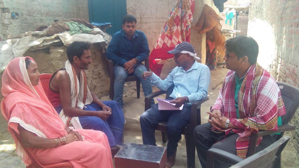 HLNIndia's tweet photo. CHETNA, one of the partner organization of Human Liberty Network and the researcher of State Victim Compensation Scheme (the ongoing research study) there was a field visit at Azamgarh district of Uttar Pradesh to meet with the victims and take necessary pieces of information. https://t.co/pNIam1iUGm