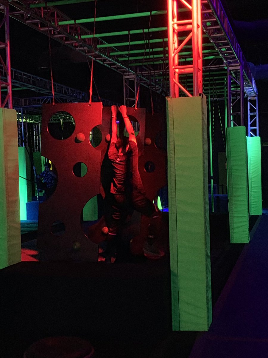 Having lots of fun at Glowzone at the State Dinner Dance