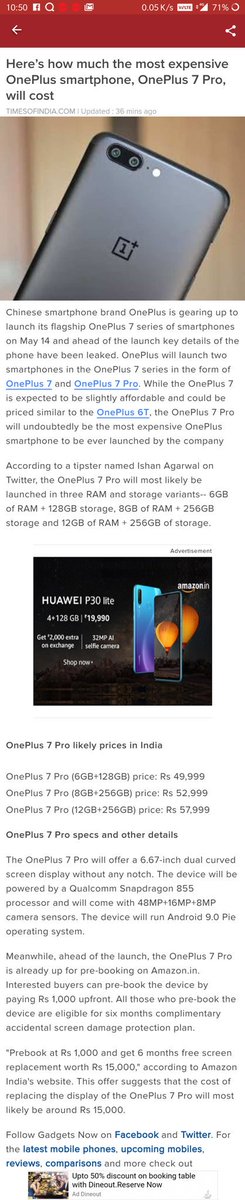 KetanOnWings's tweet photo. Journey of OnePlus.
FROM a cheap priced flagship killer, TO pocket killer (priced like flagship).
@oneplus
@PeteLau
#OnePlus7Series
#OnePlus7Pro
PS: even does not last properly 2yrs, check screenshot of #OP5T https://t.co/7N5PMkzifu
