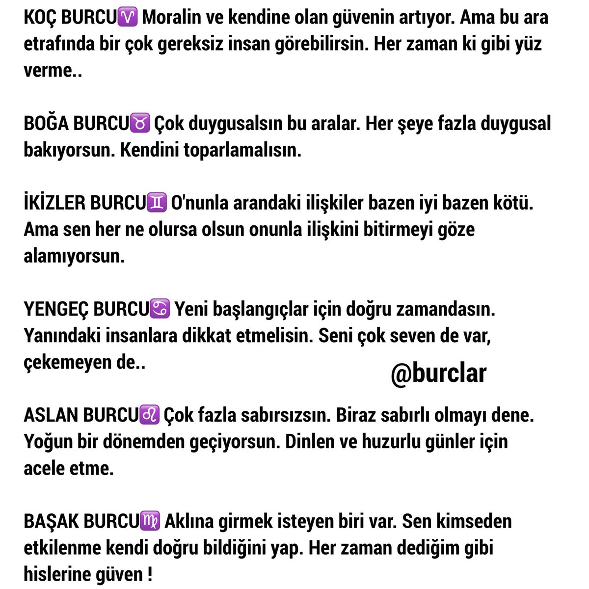 BurclarTweet's tweet photo. Senin Burcun Hangisi..? Görseli Beğen Yoruma Etiketle🙏🏻 https://t.co/RryXOGKcpl