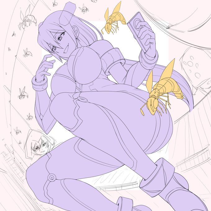 ヴェノミマスズ、ペン入れ～(PH1お姉さまだけだけど) 