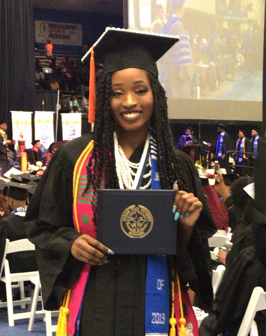 LadiJW's tweet photo. I’m so proud of my niece JSU 2019 Computer Engineer graduate! HBCU excellence. https://t.co/rklHonFJSE