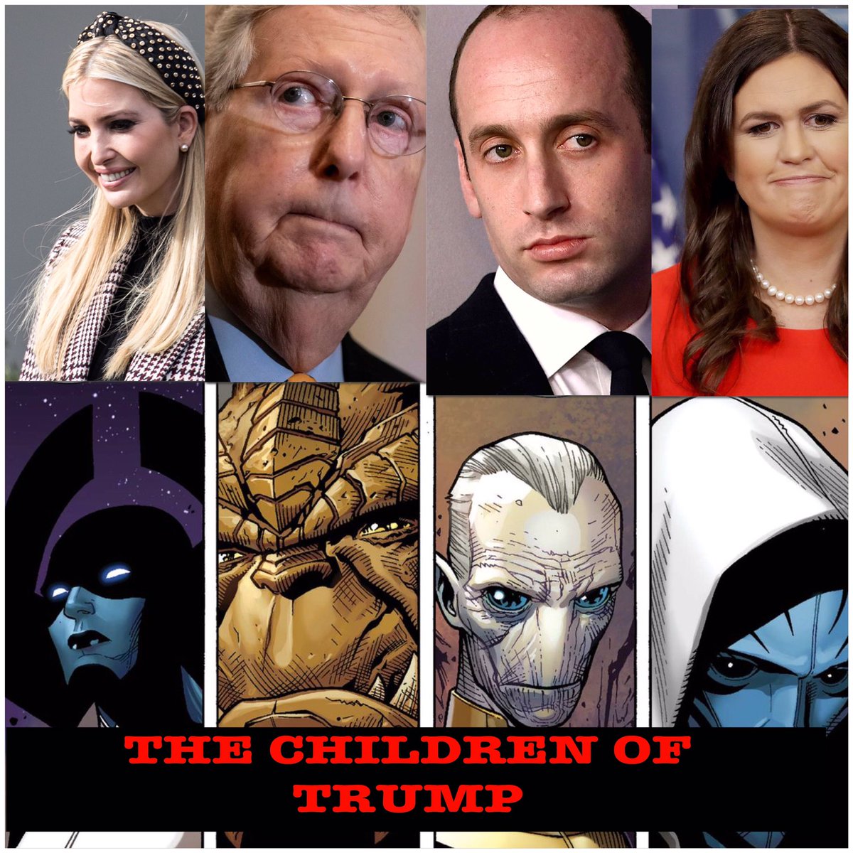 dommah's tweet photo. Just a reminder that #Thanos’s goons in #InfinityWar and #Endgame were a bunch of scumbags who thought that killing half the universe was the boss having a great idea that’ll fix everybody’s problem. #20GOPsenators #ImpeachASAP #ResignASAP #YoureFired #AmericasAssholes https://t.co/G6msQZFrVW