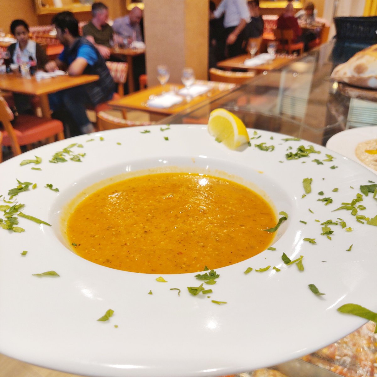 Soup of the day! 😋

Fresh lentil soup! Available everyday! Light and healthy!