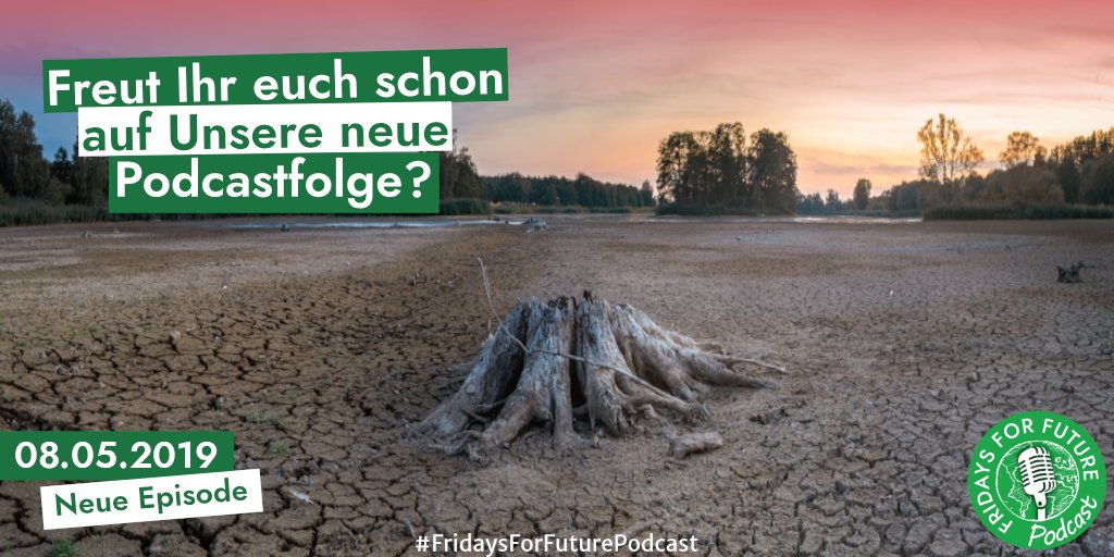 fffpodcastde's tweet photo. Am 3. Mai war der #Earth overshoot day.
Und genau um den geht es auch in der nächsten Folge. Wir zeigen dir dort den Tag nochmal aus vielen verschiedenen Positionen.

Hoffentlich habt ihr bis dahin auch noch die letzte Folge gehört. :)

*t
#FridaysForFuture 
#FFFfordert 
#fff https://t.co/3wFz1S8VAO